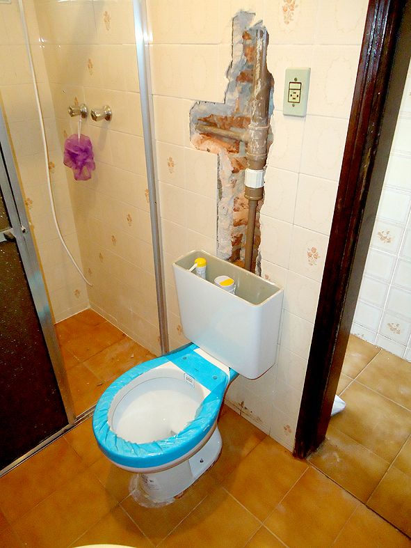 Troca de válvula Hydra para caixa acoplada